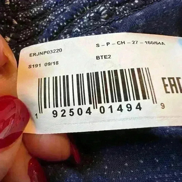 Roxy Sz Sm‎ Oceanside Pants Boho Beach Cruise Holiday Vacation - Picture 9 of 12